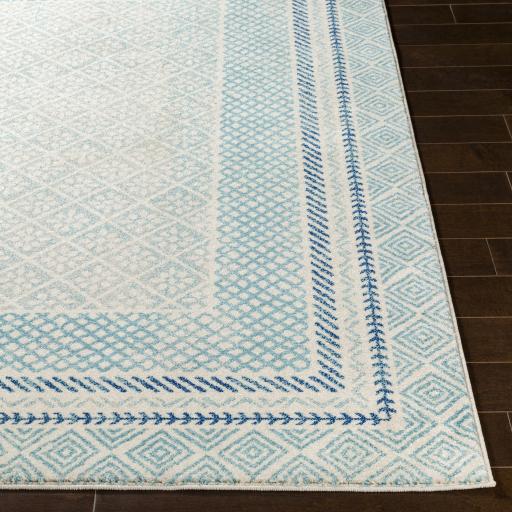 Surya Harput HAP-1098 Aqua Bright Blue 2' x 3' Rug