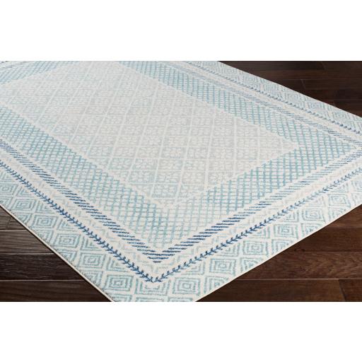 Surya Harput HAP-1098 Aqua Bright Blue 2' x 3' Rug