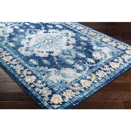 Surya Harput HAP-1120 Cream Dark Blue 6'7" x 9' Rug