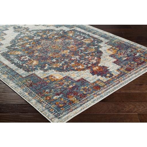 Surya Herati HER-2307 Aqua Black 7'10" x 10'6" Rug