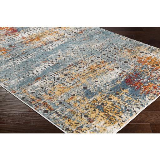 Surya Herati HER-2313 Aqua Black 2' x 2'11" Rug