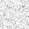 Roommates Pokmon Peel And Stick White Wallpaper