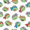 Roommates Teenage Mutant Ninja Turtles Character Faces Peel And Stick Green Wallpaper