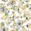 Roommates Spongebobsquarepants Pineapple Toss Peel And Stick Yellow Wallpaper