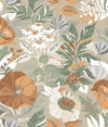 Roommates Poppy Fields Peel And Stick Neutral Wallpaper