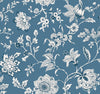 York Wallcoverings Sutton Blue Wallpaper