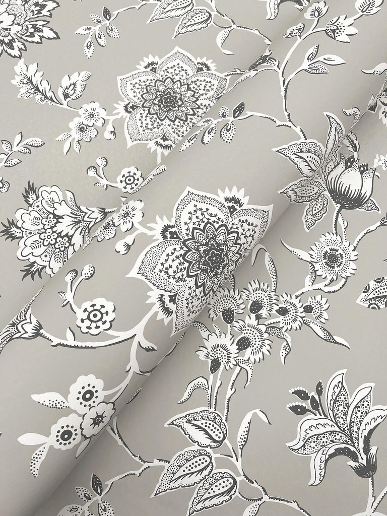 York Wallcoverings Sutton Grey Grey Wallpaper