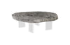 Phillips Collection Floating  On Acrylic Legs Gray Stone Size Varies Coffee Table