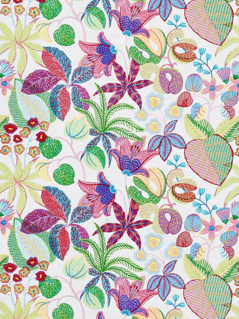 Old World Weavers Greenhouse Bouquet Fabric