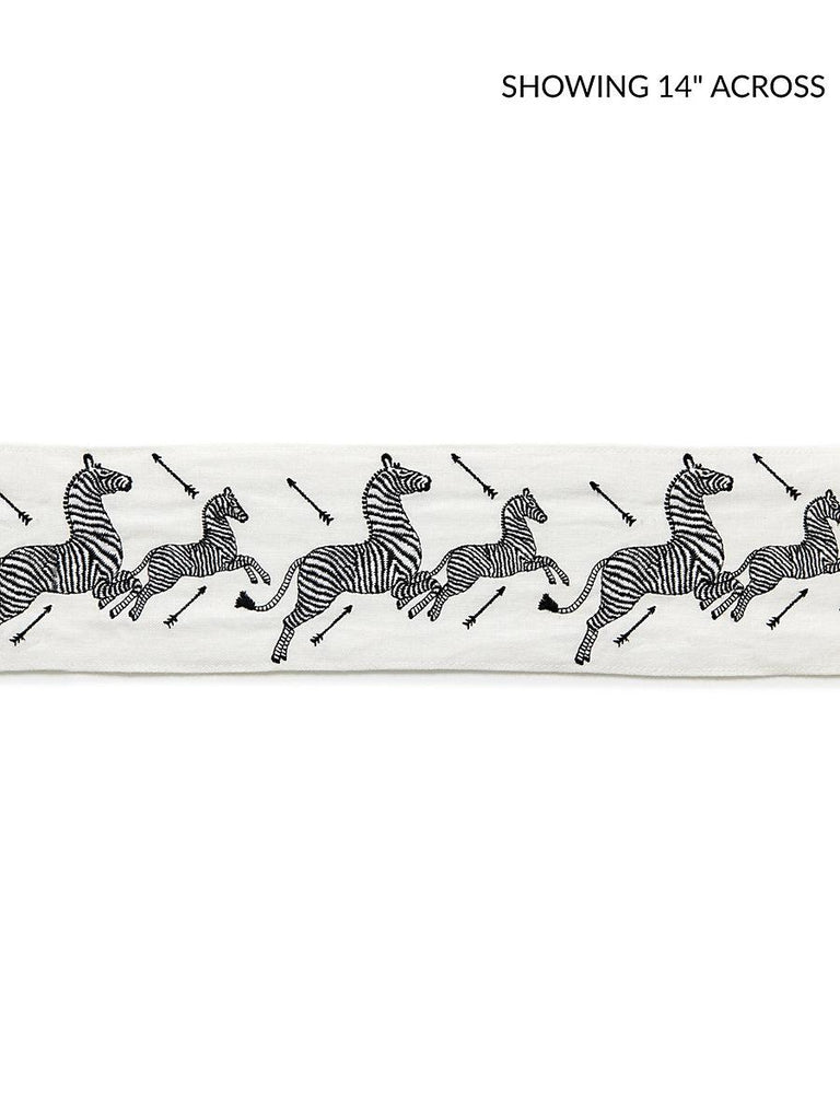 Scalamandre Zebras Embroidered Tape Ivory Trim