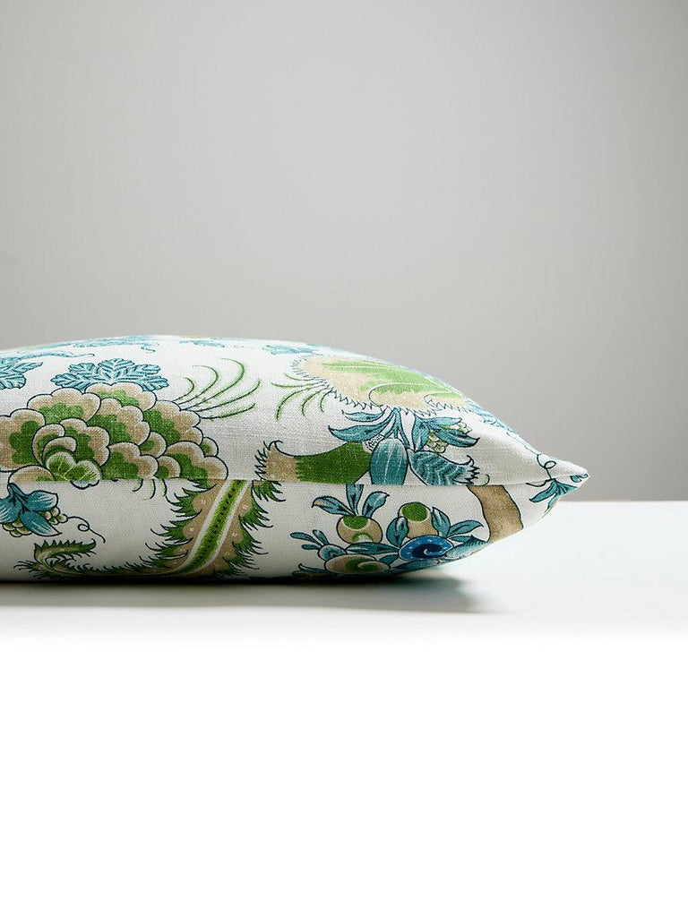 Scalamandre Met Palampore Aegean Pillow