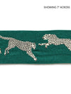 Scalamandre Leaping Cheetah Embrdry Tape Evergreen Trim