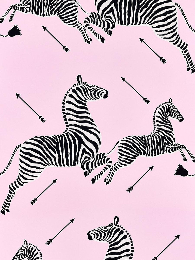 Scalamandre Zebras - Wallpaper Dahlia Wallpaper