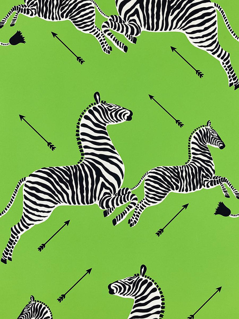 Scalamandre Zebras - Wallpaper Limelight Wallpaper