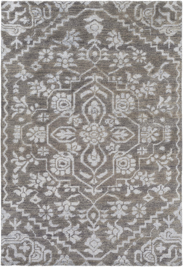 Surya Kinnara KNA-6002 Gray Pale Blue 4' x 6' Rug