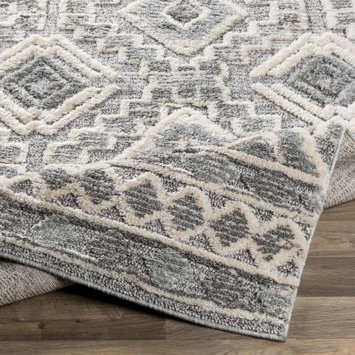 Surya La Maison LMS-2310 Beige Charcoal 5'3" x 7'3" Rug