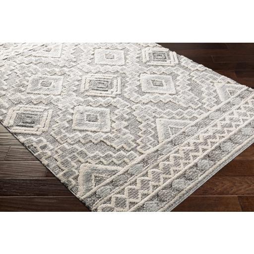 Surya La Maison LMS-2310 Beige Charcoal 5'3" x 7'3" Rug