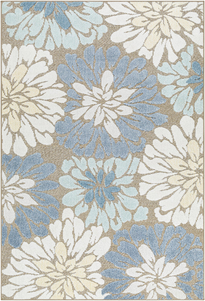 Surya Lakeside LKD-2302 Blue Cream 2' x 2'11" Rug