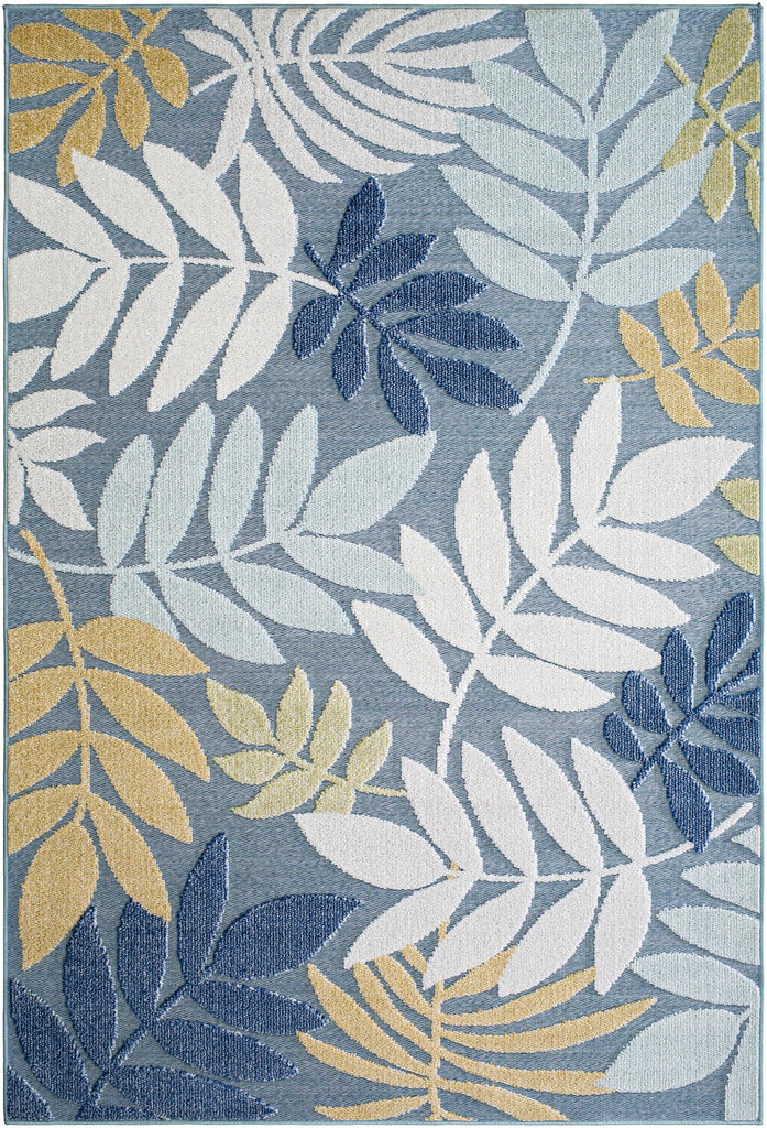 Surya Lakeside LKD-2307 Blue Cream 2' x 2'11" Rug