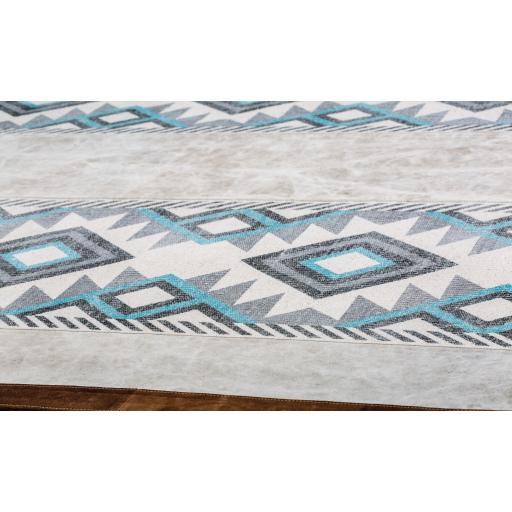 Surya Lasso LAS-7000 Aqua Charcoal 6'6" x 8'6" Rug