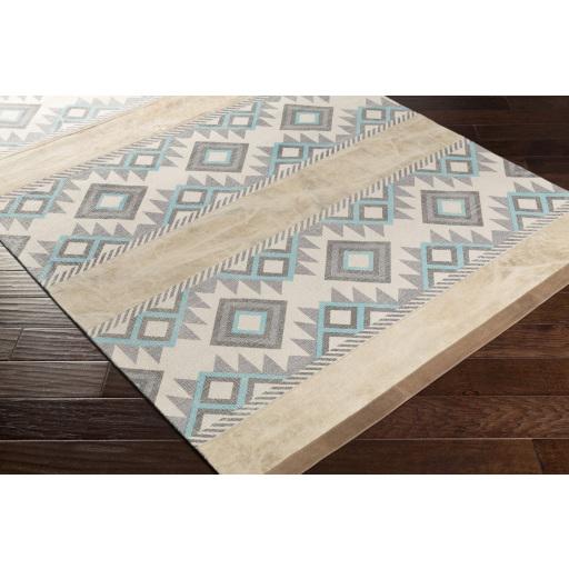 Surya Lasso LAS-7000 Aqua Charcoal 6'6" x 8'6" Rug