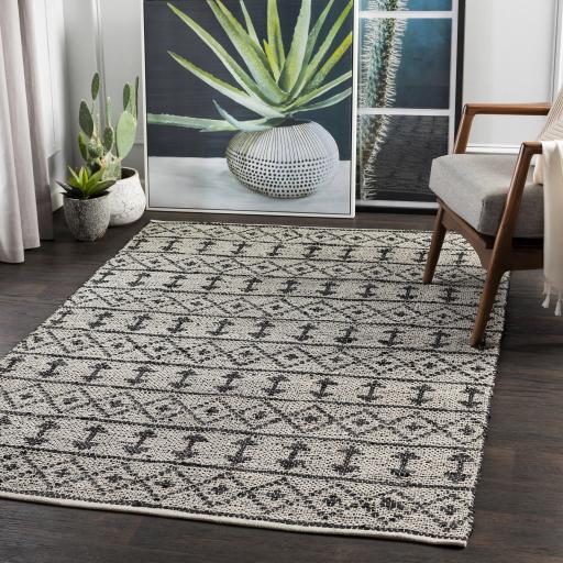 Surya Lexington LEX-2301 Black Light Beige 2' x 3' Rug