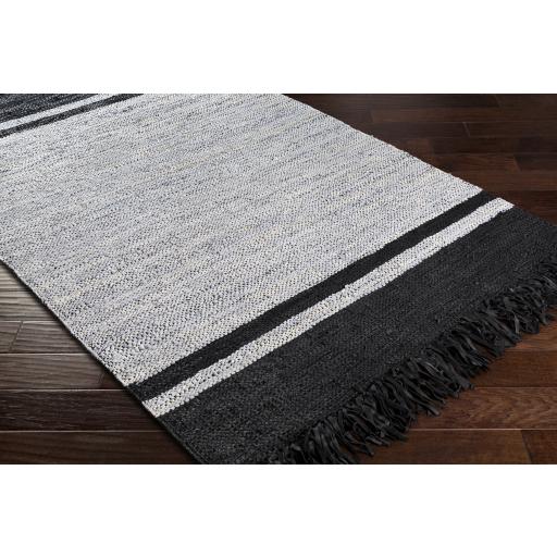 Surya Lexington LEX-2307 Black Light Gray 2' x 3' Rug