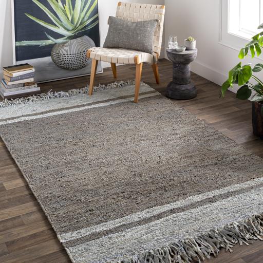 Surya Lexington LEX-2309 Dark Brown Light Gray 2' x 3' Rug