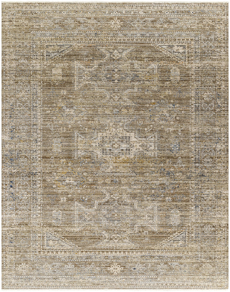 Surya Margaret BOMG-2302 Charcoal Dark Brown 5'3" x 7'10" Rug