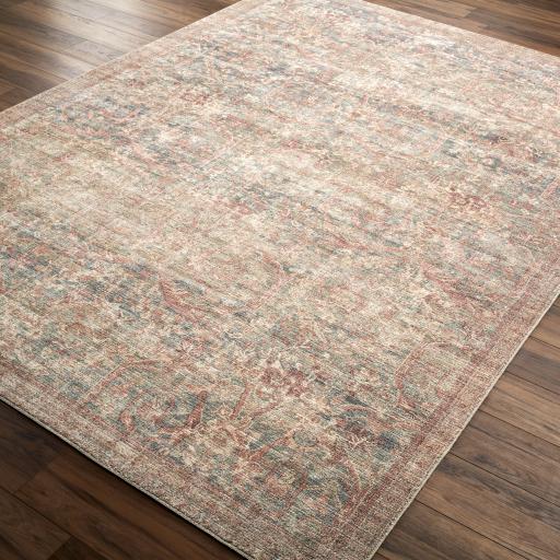 Surya Marlene BOMN-2305 Burgundy Charcoal 2'1" x 3'9" Rug