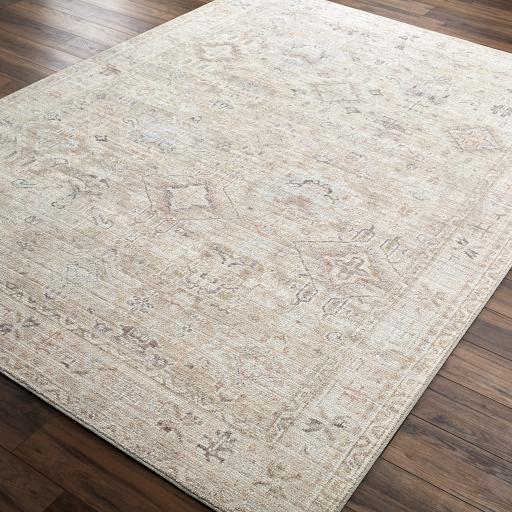 Surya Marlene BOMN-2308 Cream Dusty Coral 2'7" x 7'3" Rug