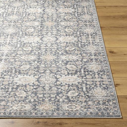 Surya Marlon MLO-2302 Black Charcoal 2'1" x 3'9" Rug