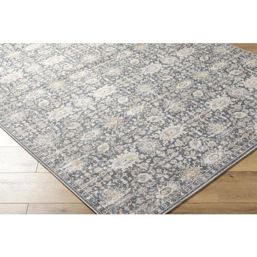 Surya Marlon MLO-2302 Black Charcoal 2'1" x 3'9" Rug