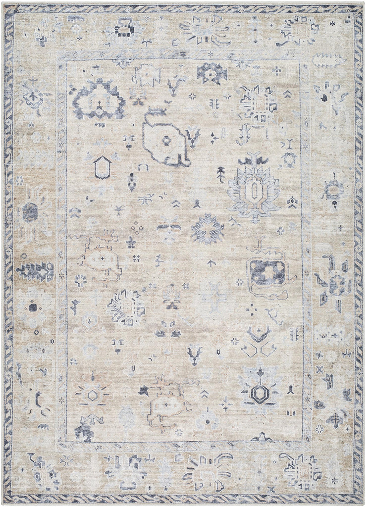 Surya Marlon MLO-2306 Charcoal Light Beige 2'1" x 3'9" Rug