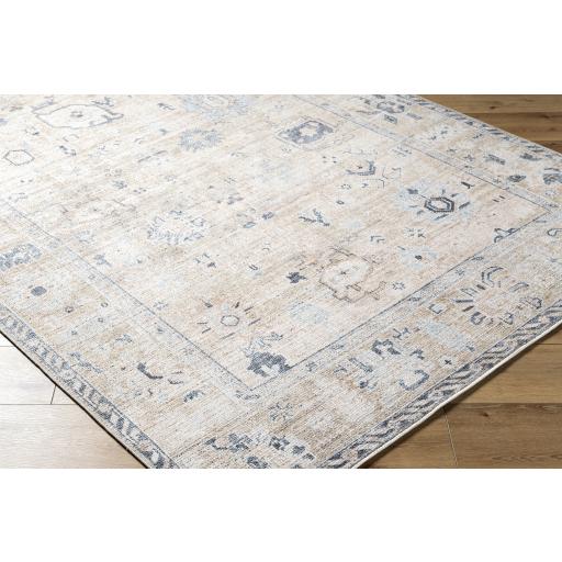 Surya Marlon MLO-2306 Charcoal Light Beige 2'1" x 3'9" Rug