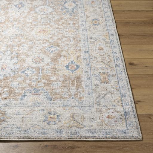 Surya Marlon MLO-2307 Beige Dark Blue 2'1" x 3'9" Rug