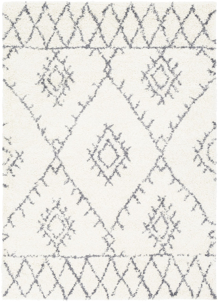 Surya Maroc Shag MRS-2303 Gray White 2' x 3' Rug