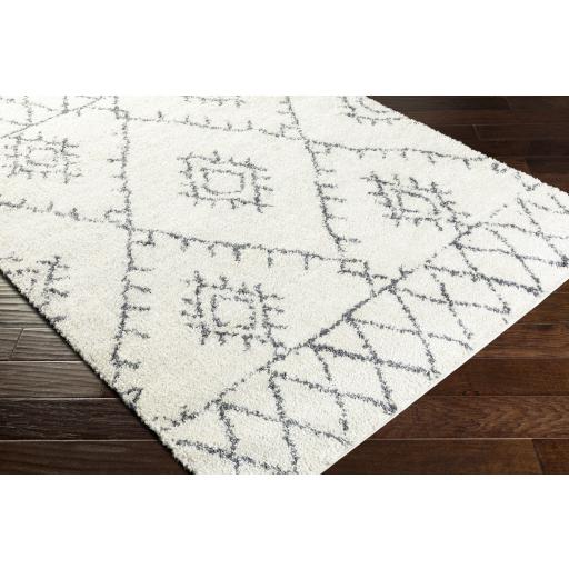 Surya Maroc Shag MRS-2303 Gray White 2' x 3' Rug