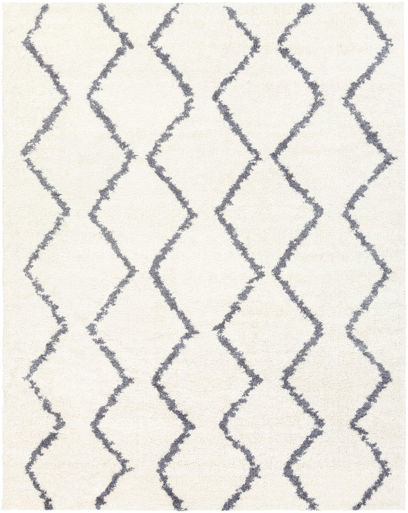 Surya Maroc Shag MRS-2307 Gray White 2' x 3' Rug