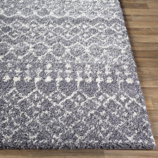 Surya Maroc Shag MRS-2308 Gray White 2' x 3' Rug