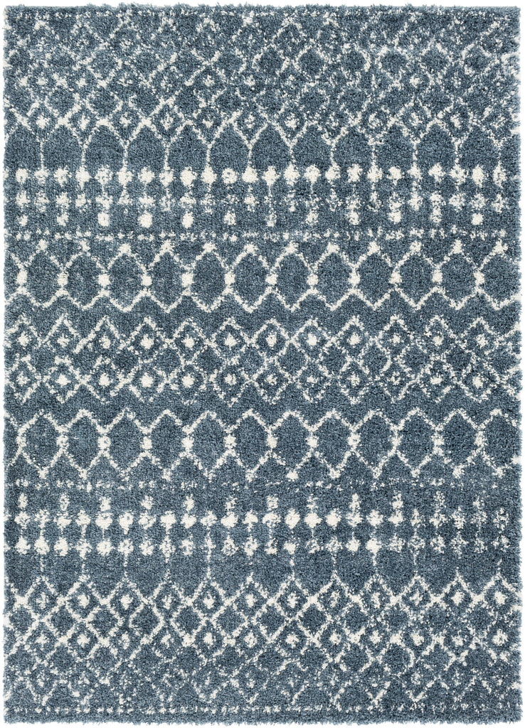 Surya Maroc Shag MRS-2309 Dark Blue White 2' x 3' Rug