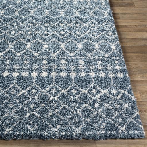 Surya Maroc Shag MRS-2309 Dark Blue White 2' x 3' Rug