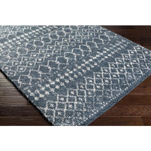 Surya Maroc Shag MRS-2309 Dark Blue White 2' x 3' Rug