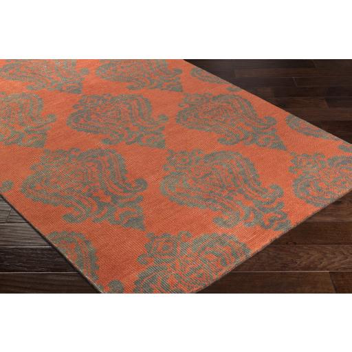 Surya Marta MRT-1002 Charcoal Coral 2' x 3' Rug