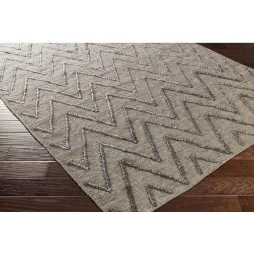 Surya Mateo MAE-1005 Charcoal Gray 4' x 6' Rug