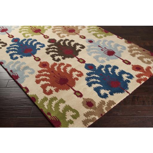 Surya Matmi MAT-5400 Brick Red Dark Blue 9' x 13' Rug