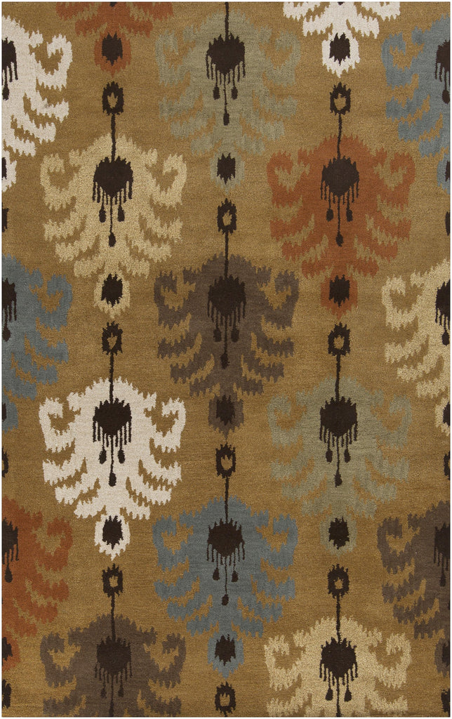 Surya Matmi MAT-5449 Burnt Orange Charcoal 9' x 13' Rug