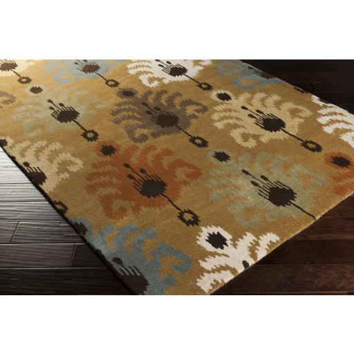 Surya Matmi MAT-5449 Burnt Orange Charcoal 9' x 13' Rug