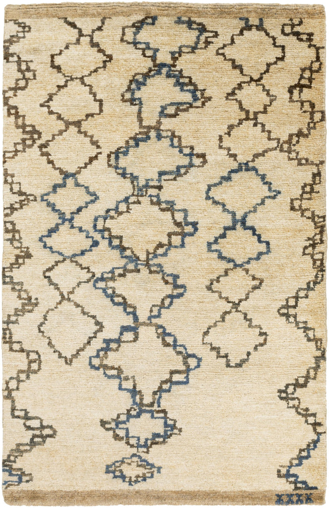 Surya Medina MED-1107 Beige Dark Blue 2' x 3' Rug