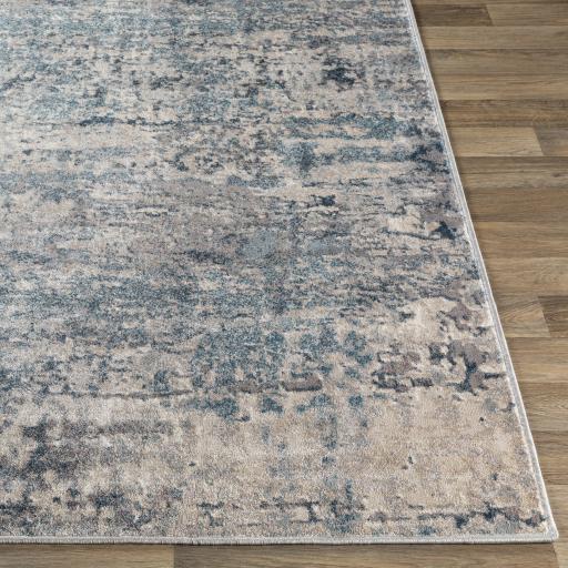 Surya Mediterranean MIE-1002 Aqua Brown 1'11" x 2'11" Rug